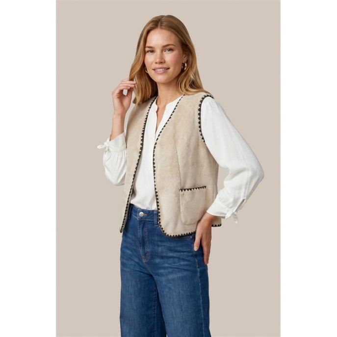 CS the Label gilet Glen Sand Black CS the Label gilet Glen Sand Black